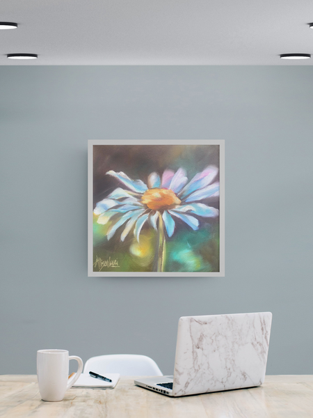 8" x 8" Daisy Flower #4 Fine Art Print PRINT STOCK SALE
