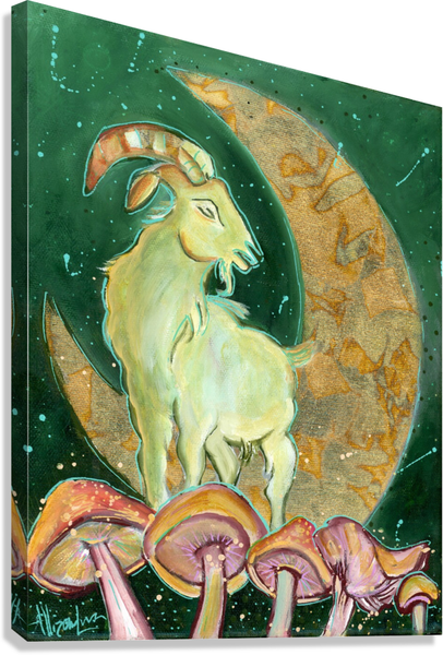 MOONS Collection Goat Art Essence of Existence CANVAS PRINT - Multiple Sizes