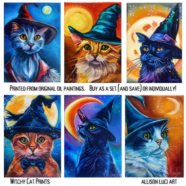 Witchy Kitties Collection • Set of 6 - 5