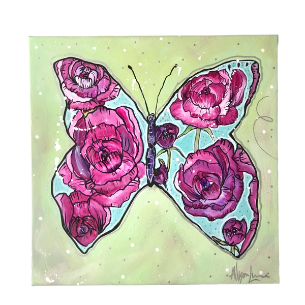 Freedom and Growth 10” x 10” Original Painting - SPRING BLOOM COLLECTION