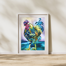 Load image into Gallery viewer, Chicken Art Helene The Chicken Queen Portrait Gallery Wrapped Canvas Print
