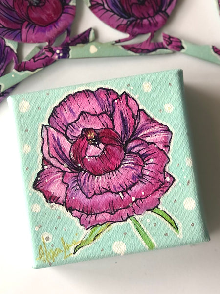 Spring Mini Original Painting - SPRING BLOOM COLLECTION