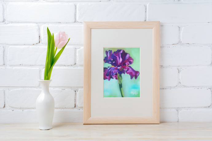 Purple Iris Flower Fine Art Print STOCK PRINT SALE