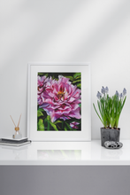 Load image into Gallery viewer, Live Life in Full Bloom - Peony Oil Painting Print on Paper PRINT STOCK SALE
