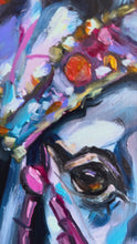 Load and play video in Gallery viewer, Poetry in Motion Majestic Horse Art Original Oil Painting 11” x 14”
