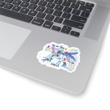 Load image into Gallery viewer, Born to Stand Out Elephant Kiss-Cut Stickers
