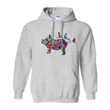 Load image into Gallery viewer, Be Love Pig Shaped Heart Art Hoodies (No-Zip/Pullover) - 5 Colors
