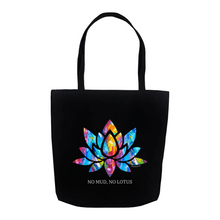 Load image into Gallery viewer, No Mud, No Lotus Tote Bag with Water Lily from Abstract Art
