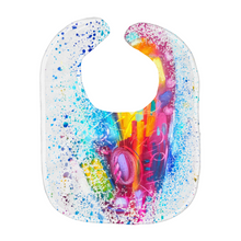 Load image into Gallery viewer, baby bib abstract art colorful allison luci
