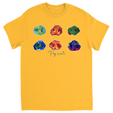 Load image into Gallery viewer, Pig Snout Colorful T-Shirts - 4 Colors
