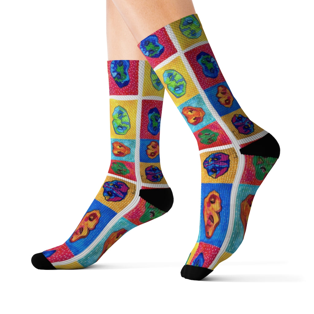 Colorful Pig Snout Socks