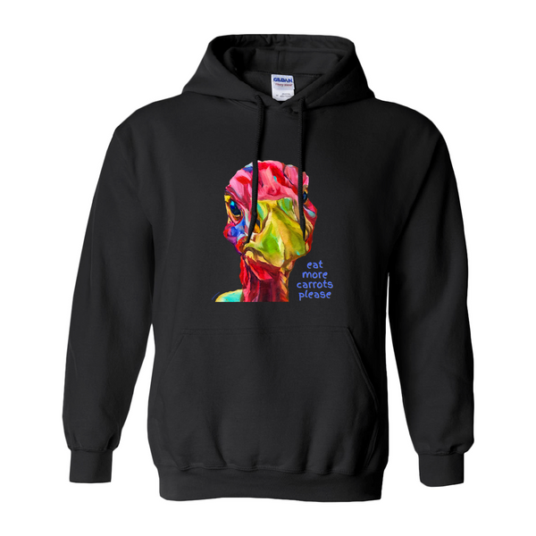 Turkey with a Vegan Message Hoodies (No-Zip/Pullover) - 3 Colors