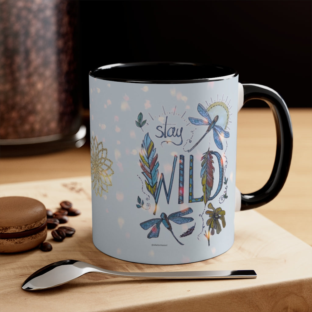 Stay Wild Boho Coffee Mug, 11oz - 3 Colors