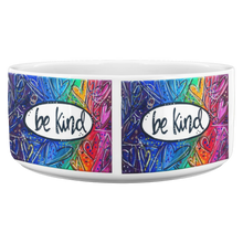 Load image into Gallery viewer, Be Kind Pet Bowl - White
