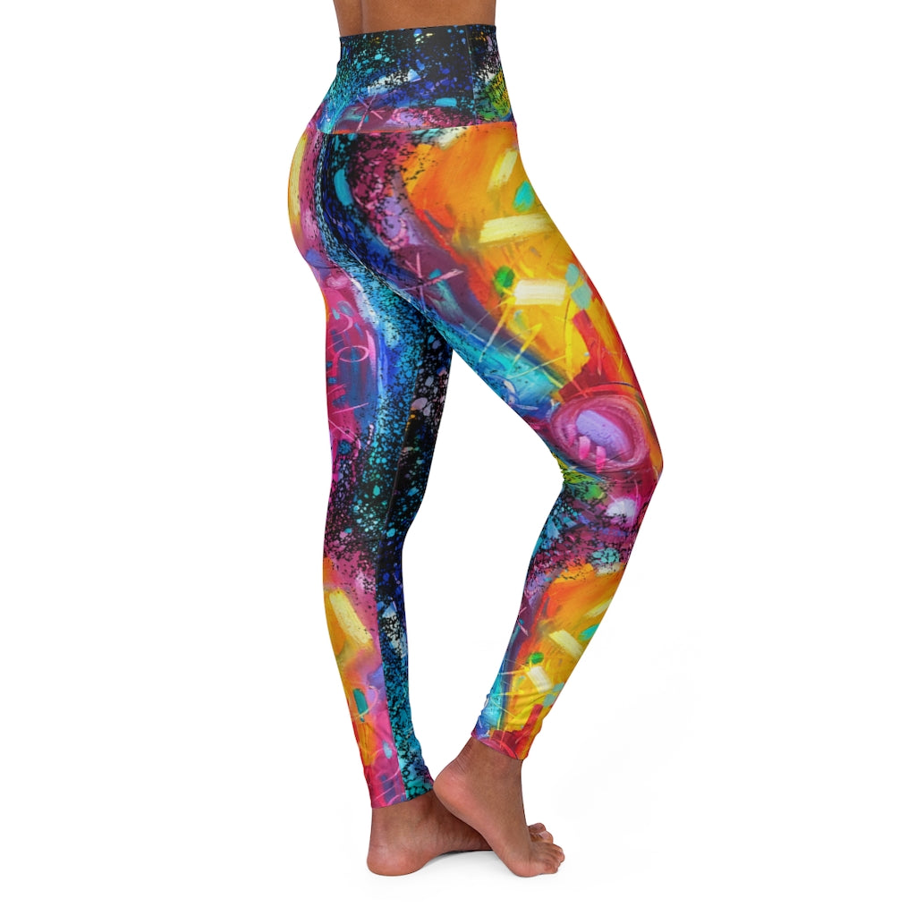 Follow Your Heart High Waisted Yoga Leggings