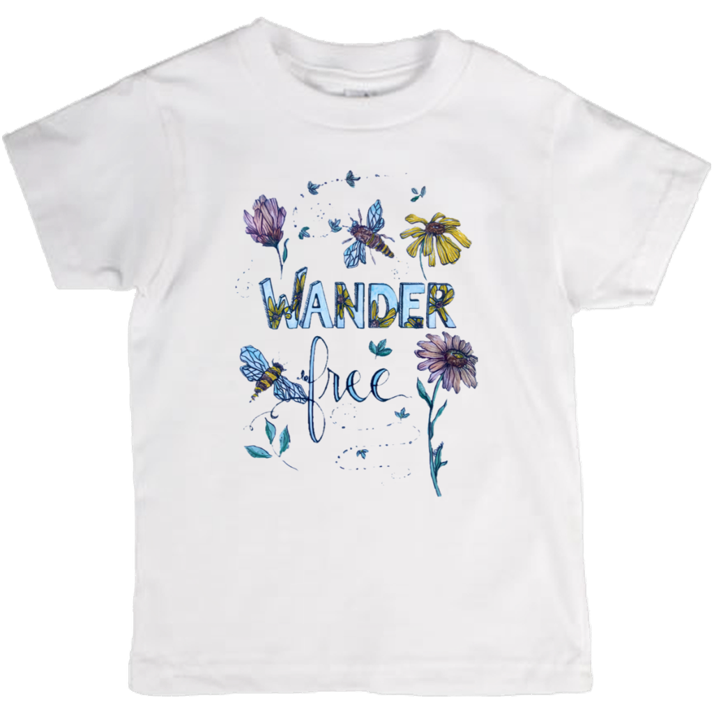 Wander Free Girl's T-Shirts (Youth Sizes) - 2 Colors
