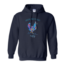 Load image into Gallery viewer, Chickens Make My Heart Happy Hoodie (No-Zip/Pullover) - 3 Colors
