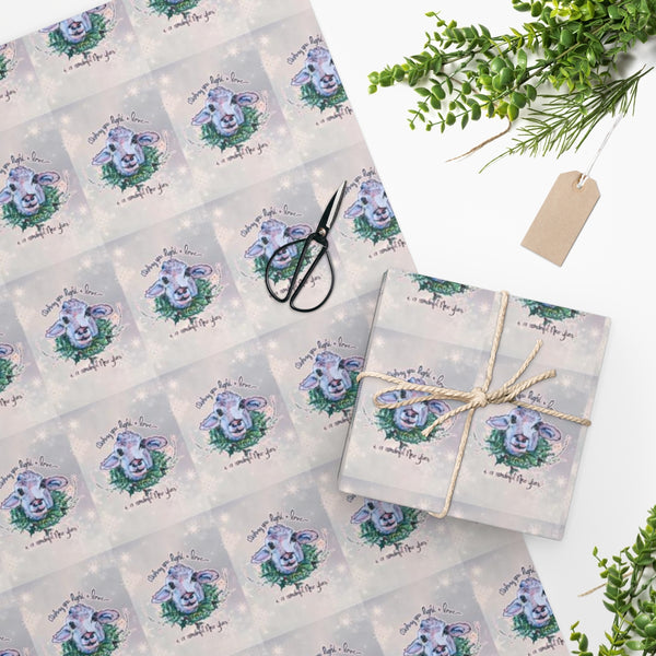 Sheep Compassionate Holiday Wrapping Paper