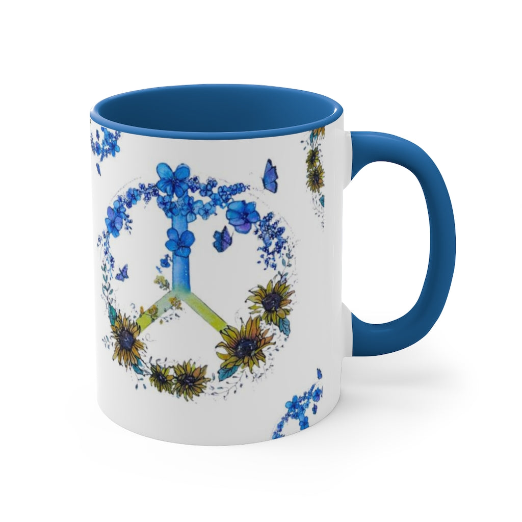 Peace for Ukraine Coffee Mug, 11oz