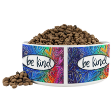 Load image into Gallery viewer, Be Kind Pet Bowl - White

