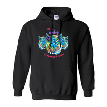 Load image into Gallery viewer, Be a Fruit Loop Hoodie (No-Zip/Pullover) with Colorful Pig Portrait - 3 Colors
