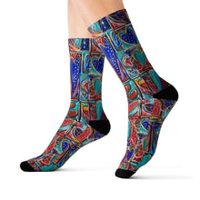 Load image into Gallery viewer, Love Socks with Heart Art
