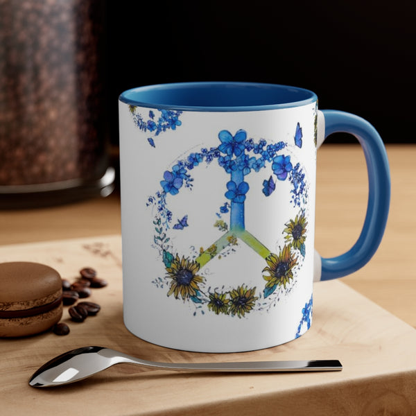 Peace for Ukraine Coffee Mug, 11oz