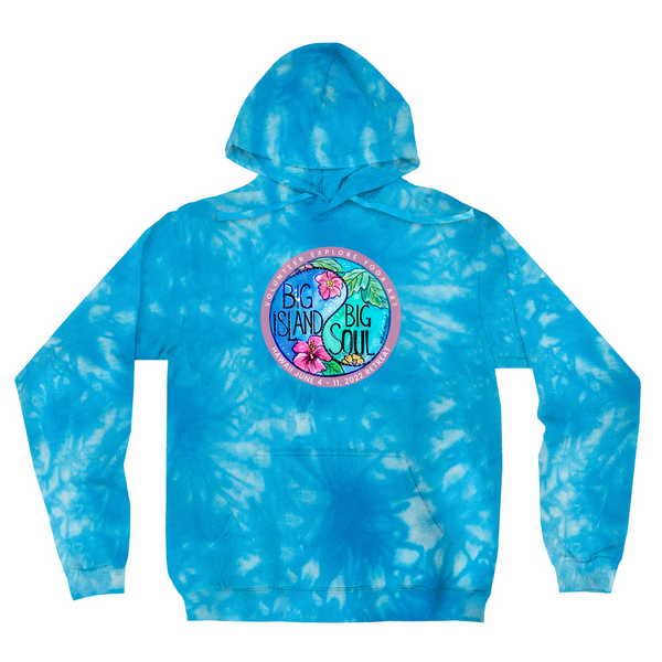 Logo Tie Dye Hoodie Pullover - 3 Colors