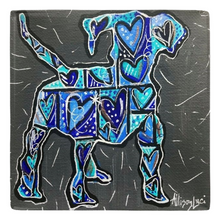 Load image into Gallery viewer, Blue Dog Full of Love Metal Magnets
