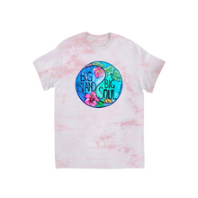 Load image into Gallery viewer, Big Island Big Soul Pink Rose Tie-Dye T-Shirts
