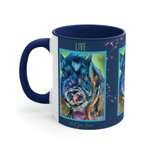 Load image into Gallery viewer, Nester Pig Portrait Inspirational Mug Live What you Love - Coffee Mug - 2 colors
