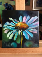 Load image into Gallery viewer, Daisy Square Original Oil Painting 6&quot; x 6&quot;
