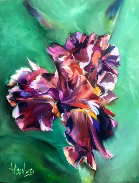Wild Soul Colorful Iris Painting 8
