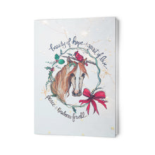 Load image into Gallery viewer, Beauty of Hope • Spirit of Love Holiday Cards Animal Lover Horse Cardinal
