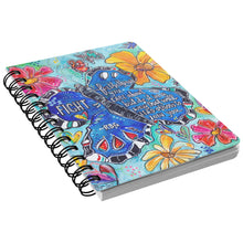 Load image into Gallery viewer, Butterflies &amp; Flowers Motivational Journal RBG Quote Notebook
