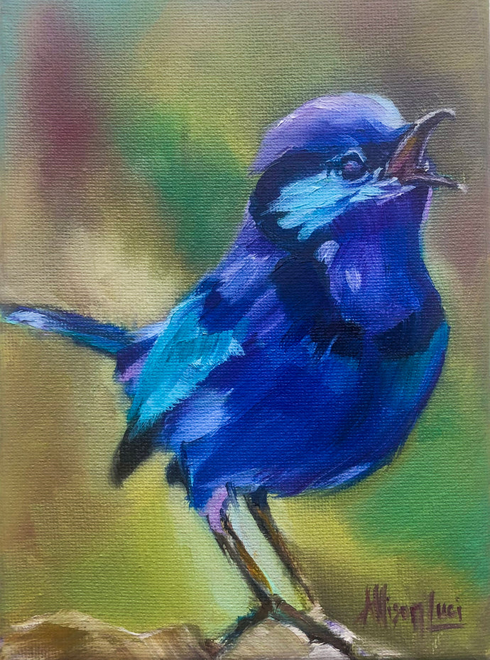 Chatty Baby Blue Bird - 5 x 7