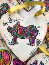 Load image into Gallery viewer, Heart Art Painting Piggie - Ornament
