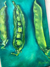 Load image into Gallery viewer, Peapods Oil Painting - 5 x 7
