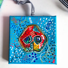 Load image into Gallery viewer, Fiesta Pig Snout Art - Turquoise
