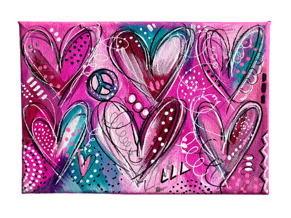 ON SALE My Heart to Yours LOVE Collection Original Art 5