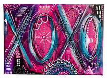 Load image into Gallery viewer, XOXO LOVE Collection Original Art 5&quot; x 7&quot; FREE Shipping
