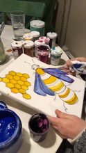 Load image into Gallery viewer, Bee Paint Workshop - Make Your Own Happy Paint Along 3/31/23 &amp;/or 4/2/23
