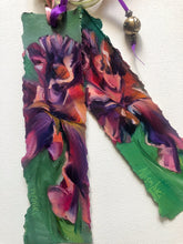Load image into Gallery viewer, Pink Iris Bookmark Painting Oil on Paper
