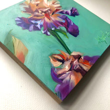 Load image into Gallery viewer, Discovered Treasure Iris Original Oil Painting
