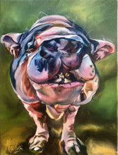 Load image into Gallery viewer, Jane Pig Portrait CANVAS Print (Gallery Wrapped)
