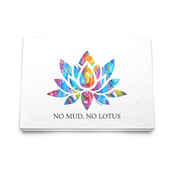 No Mud No Lotus Blank Greeting Cards Set of 10, 30, 50 with Allison Luci Original Art
