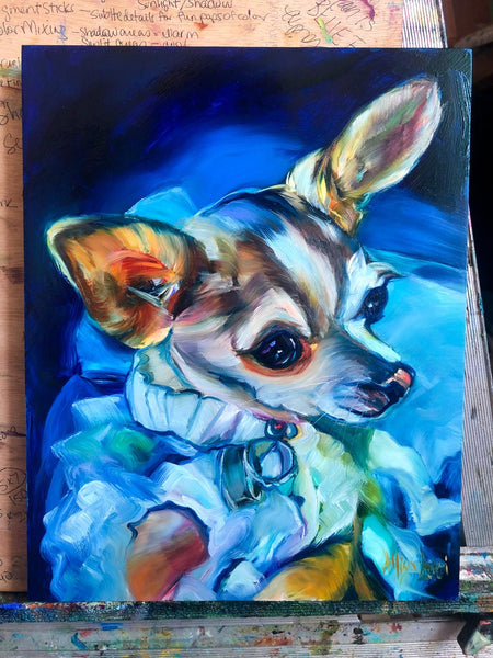 Dog Portrait 8" x 10"