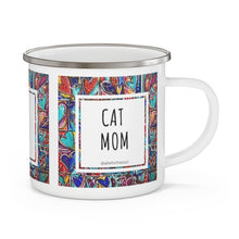 Load image into Gallery viewer, Cat Mom Enamel Mug
