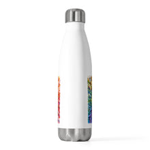 Load image into Gallery viewer, Keep Shining Colorful Heart Art on a 20oz Insulated Bottle
