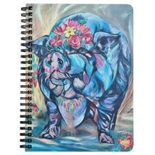 Load image into Gallery viewer, Channel Your Inner Frida Kahlo Pig Painting Notebook/Journal
